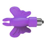 The 9's Flirt Finger Butterfly Finger Vibrator - Purple