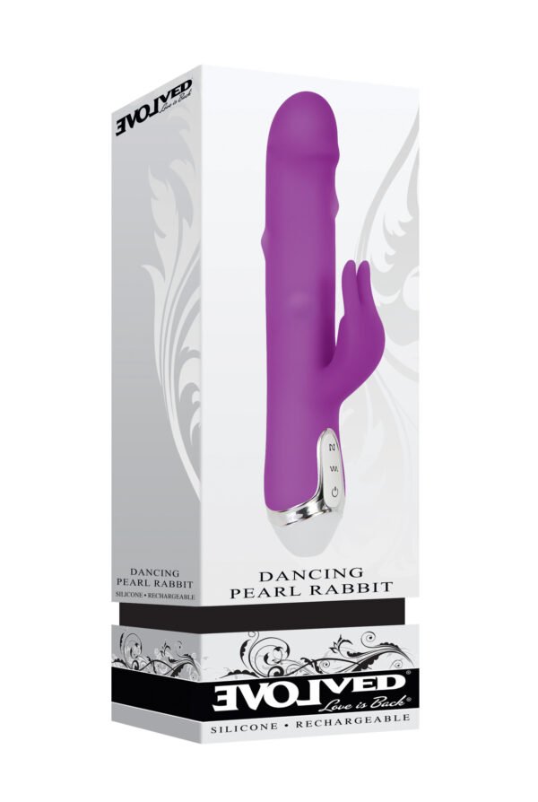Dancing Pearl Rabbit Vibrator - Purple