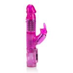 Waterproof Jack Rabbit 5 Rows Vibrating Rotating Vibrator – Pink - Image 4