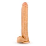 Hung Rider Bruno Phthalate-Free Dildo with Suction Cup – Beige - Image 2