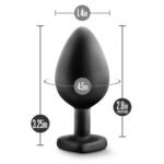 Temptasia Bling Plug Medium Anal Plug – Black - Image 8