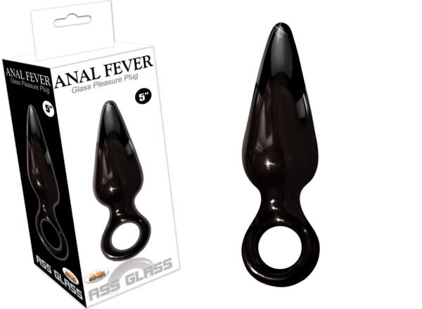 Ass Glass Anal Fever Glass Pleasure Plug - 5"