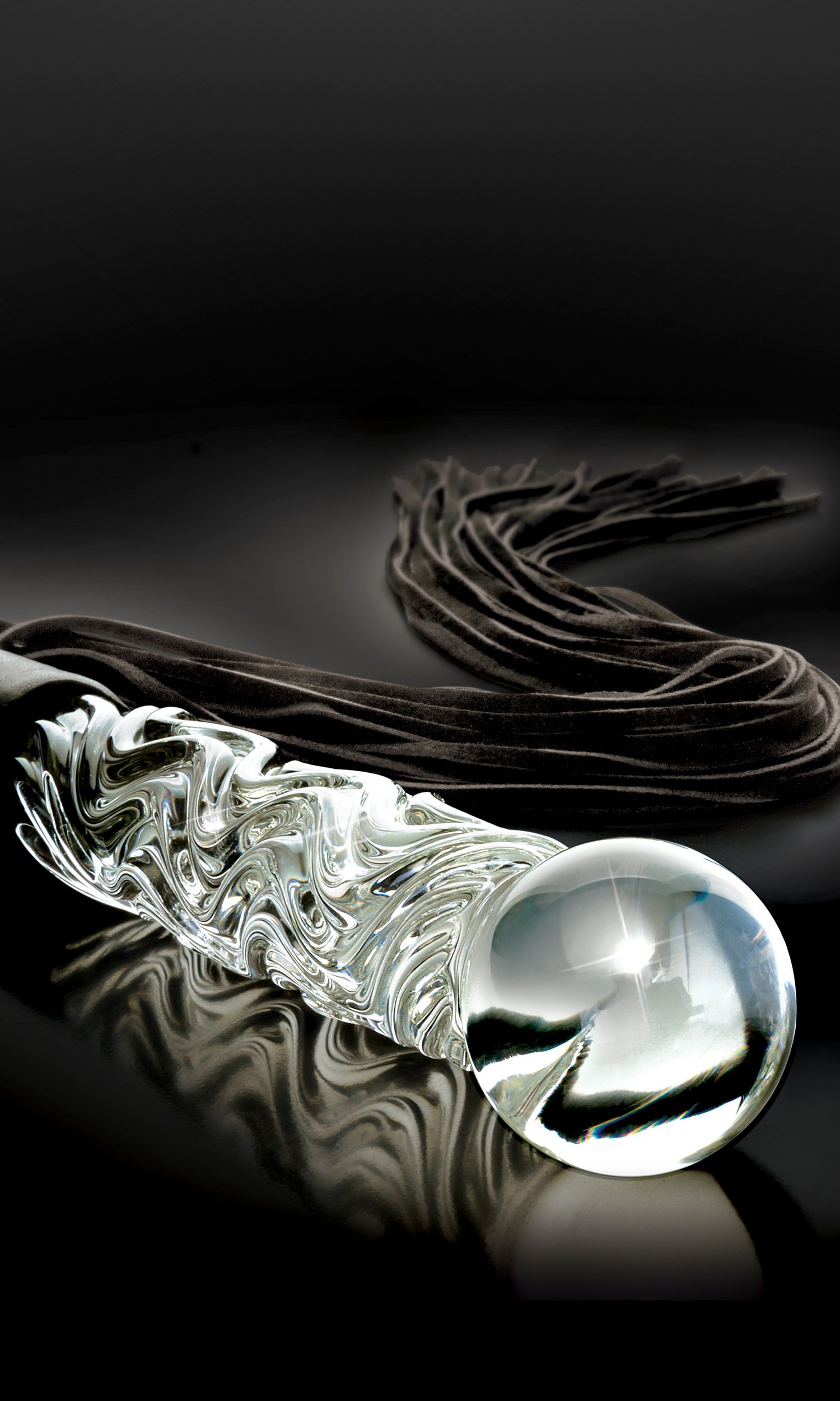 icicles-no-38-clear-black Icicles No. 38 - Clear / Black - Image 1