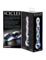Icicles No. 8 Glass Wand – Blue - Image 3
