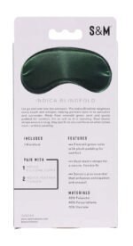Indica Blindfold – Emerald Green Satin