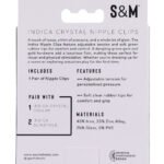 Indica Crystal Nipple Clips - Green