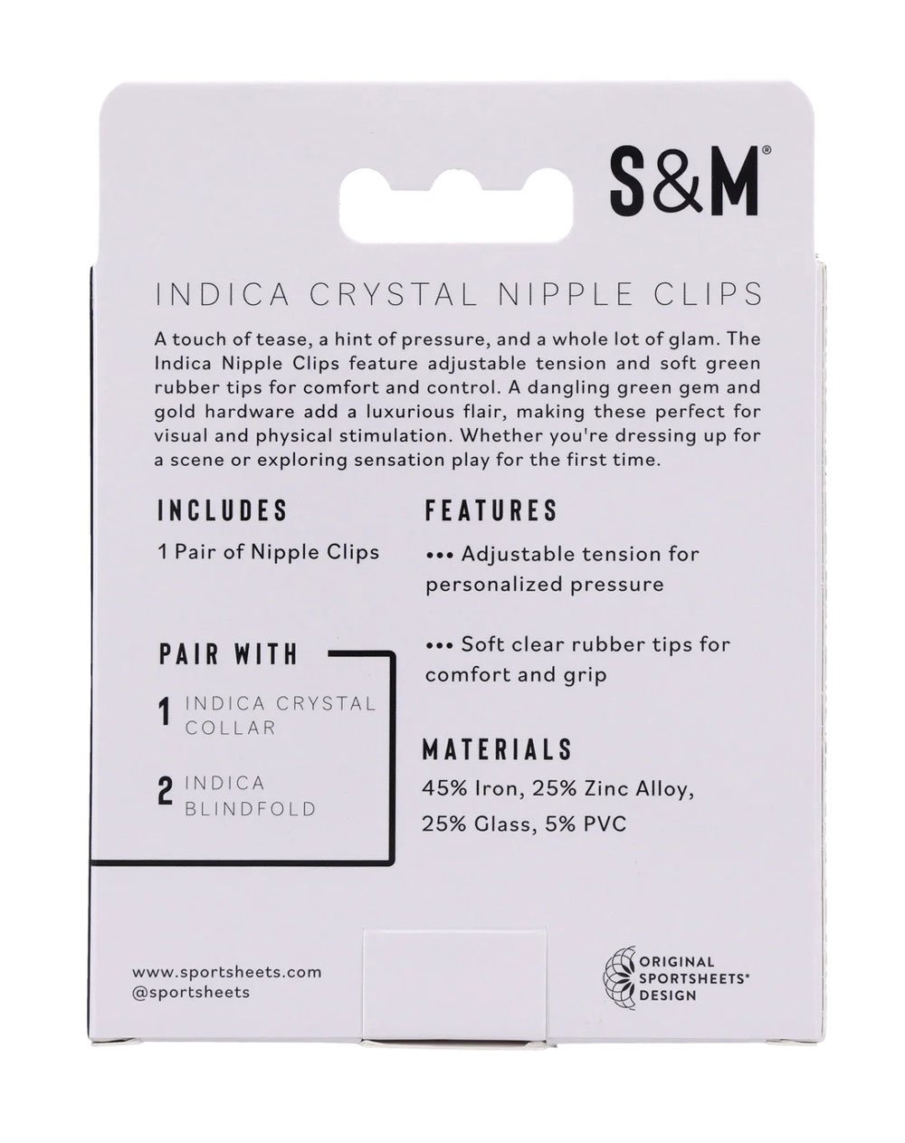 indica-crystal-nipple-clips-green Indica Crystal Nipple Clips - Green - Image 1