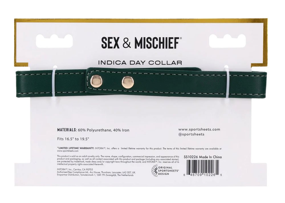 indica-day-collar-green Indica Day Collar - Green - Image 1