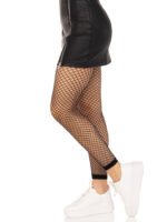 Industrial Net Footless Tights - One Size - Black - Image 3