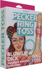Inflatable Pecker Ring Toss Play Set – Beige - Image 2