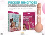 Inflatable Pecker Ring Toss Play Set – Beige