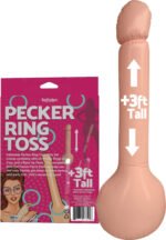 Inflatable Pecker Ring Toss Play Set – Beige - Image 3