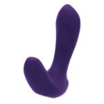 Inme Rechargeable Dual Vibe With Remote - Purple - Image 4