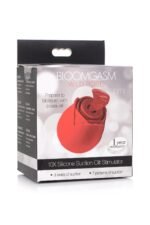 Inmi - Bloomgasm Wild Rose Silicone Suction Stimulator - Red - Image 10