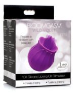 Inmi - Bloomgasm Wild Violet Licking Silicone Stimulator - Violet - Image 4