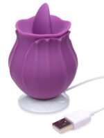 Inmi - Bloomgasm Wild Violet Licking Silicone Stimulator - Violet - Image 7