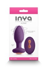 Inya Alpine Rechargeable Anal Plug with Remote Control – Purple - Image 4