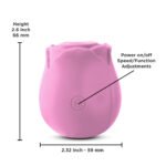 INYA The Rose Pink Rechargeable Air-Pulse Vibrator - Image 4