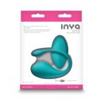 INYA Venus Rechargeable Vibrator with Remote Control – Teal - Image 3