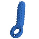 O Yeah Rechargeable Silicone Vibrating Cock Ring – Blue - Image 3