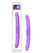 B Yours 16 Inch Double Dildo - Purple - Image 2