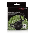 Maximizer Enhancer Triple-Ring Cock Ring – Black - Image 3