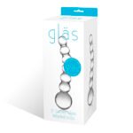 5" Curved Flass Beaded Dildo