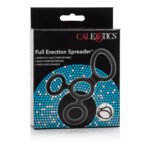Full Erection Spreader Four-Ring Cock Ring System – Black - Image 3