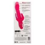 Jack Rabbit Signature Heated Silicone Triple Fantasy Rabbit - Pink - Image 3