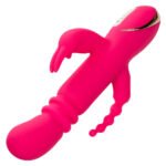 Jack Rabbit Signature Heated Silicone Triple Fantasy Rabbit - Pink - Image 7