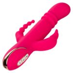 Jack Rabbit Signature Heated Silicone Triple Fantasy Rabbit - Pink - Image 8