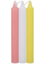 Japanese Drip Candles - 3 Pack - Pink, White, Yellow - Image 5