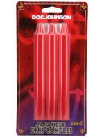 Japanese Drip Candles – 3 Pack – Red - Image 2