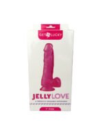 Jelly Love 7" Dildo - Pink - Image 7