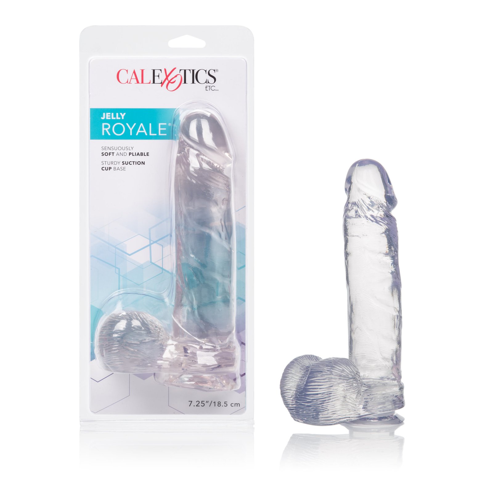 jelly-royale-725-inch-clear Jelly Royale - 7.25 Inch - Clear - Image 1