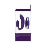 Jeni C-Shaped Dual Motor Vibe With Remote - Purple - Image 2