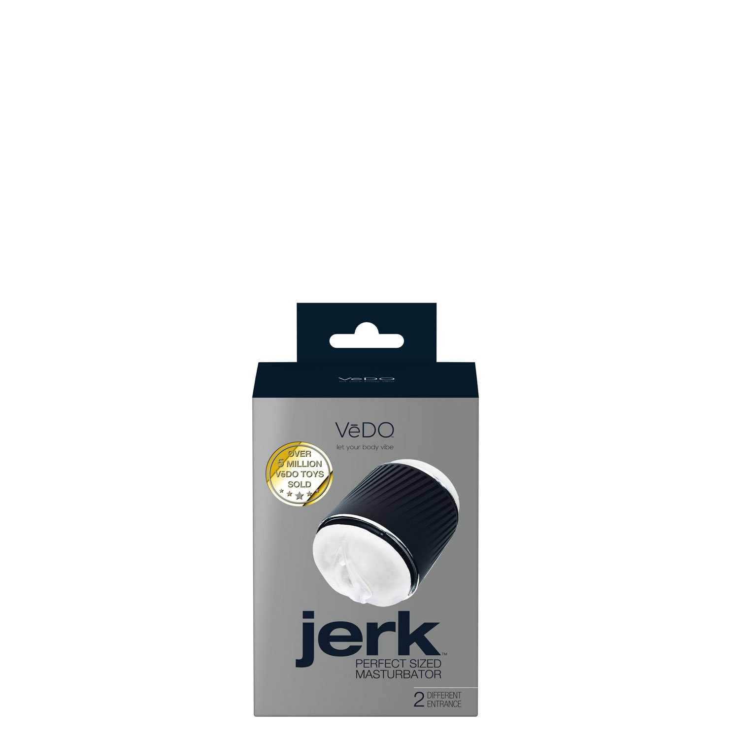 jerk-perfect-sized-masturbator-clear Jerk Perfect Sized Masturbator - Clear - Image 1