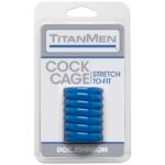 Titanmen Cock Cage - Blue - Image 2