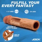 Jock 1.5" Silicone Penis Extension Sleeve - Medium - Image 4