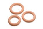 Jock Silicone Cock Ring Set – 3 Graduated Sizes, Beige - Image 2