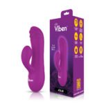 Jolie Mini Pleasure Ridges Rabbit Vibe - Berry - Image 6
