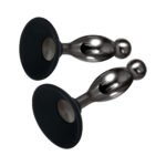 Joy Sticks 2-Piece Anal Plug Set – Black Chrome Aluminum Alloy - Image 6