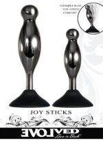 Joy Sticks 2-Piece Anal Plug Set – Black Chrome Aluminum Alloy - Image 10