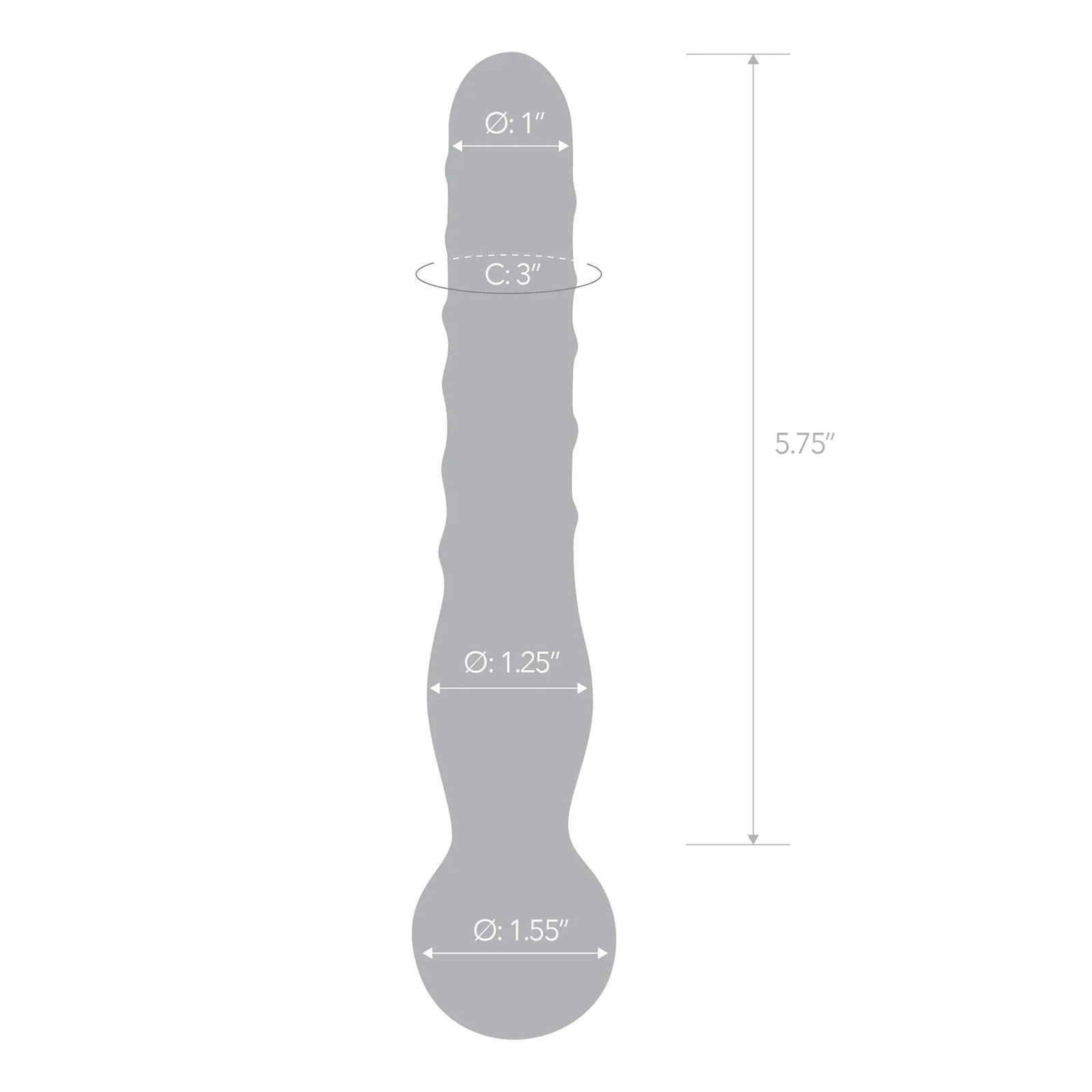 joystick-clear-glass-dildo Joystick Clear Glass Dildo - Image 1