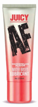 Juicy AF Watermelon Water-Based Flavored Lubricant – 4 fl oz