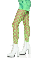Jumbo Pothole Net Tights - Neon Green - One Size - Image 2