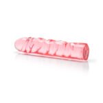 Junior Dong Reflective Gel Dildo 7.5 in – Pink - Image 5