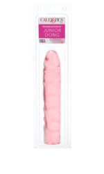 Junior Dong Reflective Gel Dildo 7.5 in – Pink - Image 7