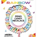 Rainbow Penis Candy Necklace