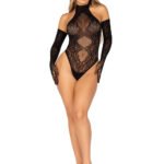 In Your Feels Teddy and Glove Set - Os - Black